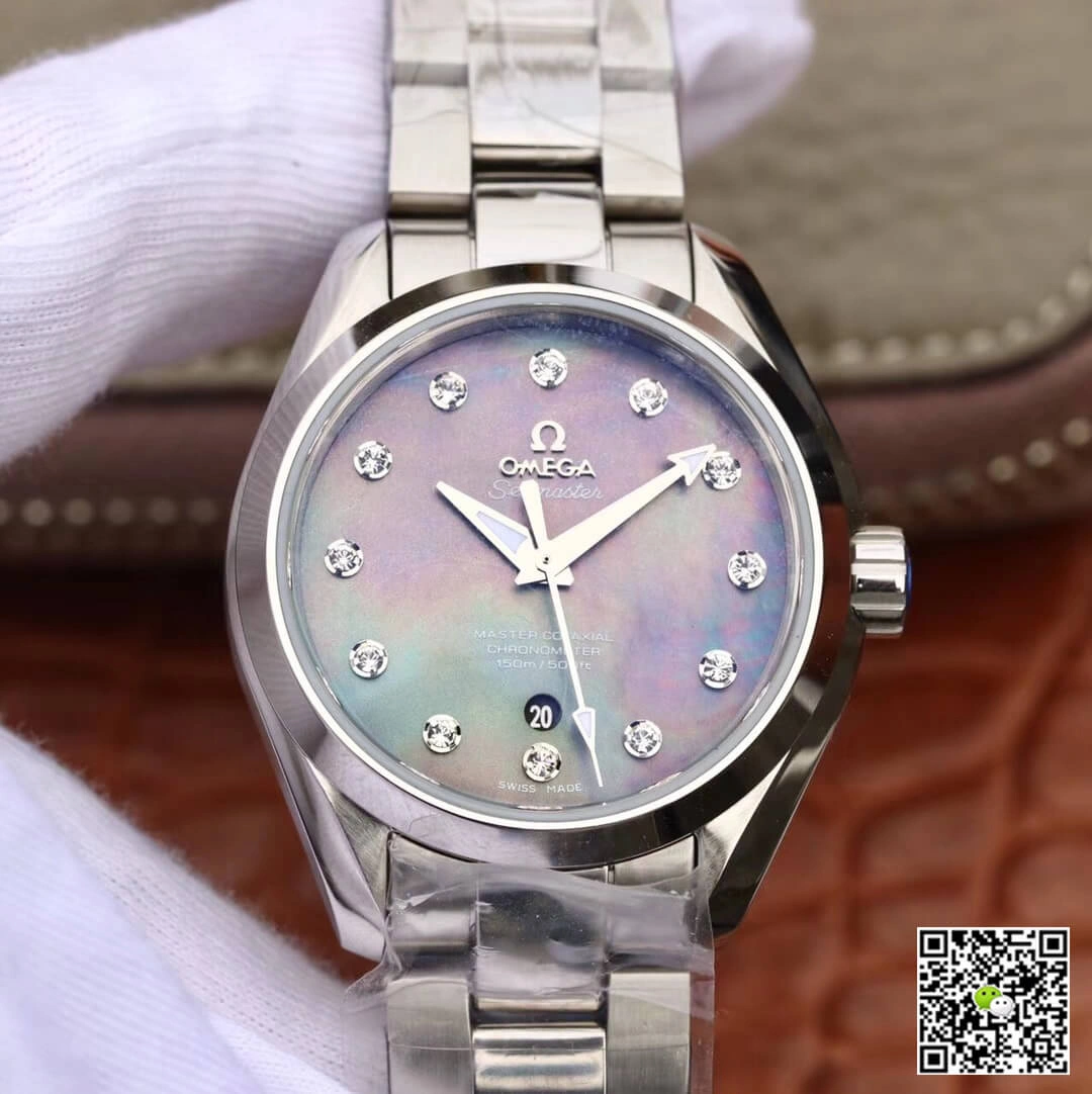 Omega Seamaster 231.10.34.20.57.001 Aqua Terra 150M 3S Factory 1:1 Best Edition Replica Watch Stainless Steel Strap